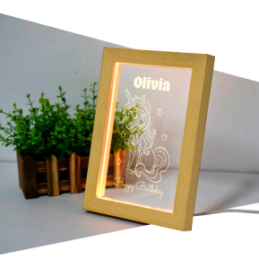 Engraved light frame - Fairy tales