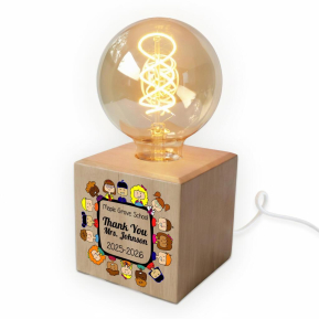 Filament Bulb Lamp Printed Thank You Teacher Filament Bulb Lamp Printed Thank You Teacher