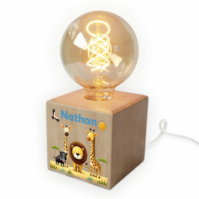 Filament Bulb Lamp Printed Safari Filament Bulb Lamp Printed Safari