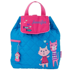 Personalised backpack with cats