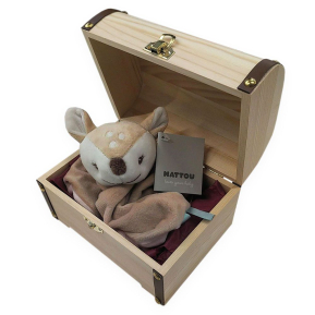 Personalised Nattou gift box and cuddly toy