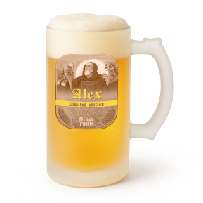 Personalised Trappist beer mug