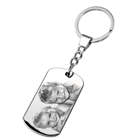 Photo engraved key ring Photo engraved key ring