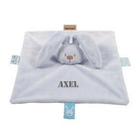 Rabbit embroidered cuddly toy