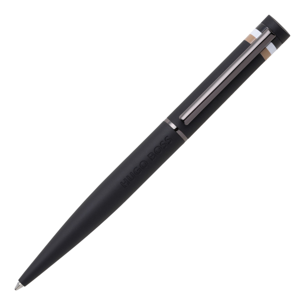 Engraved black Hugo Boss Loop Iconic ballpoint pen