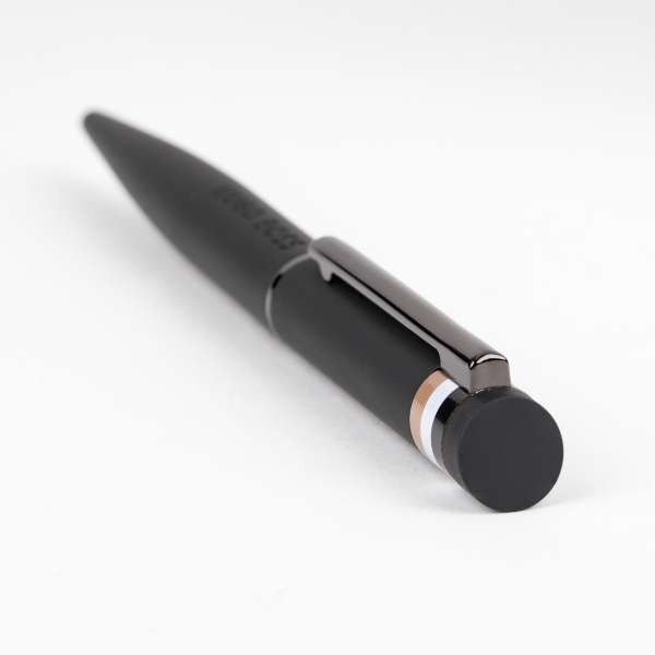 Engraved black Hugo Boss Loop Iconic ballpoint pen