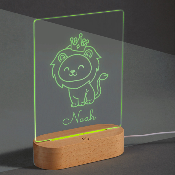 LED lamp personalised - fairy tales