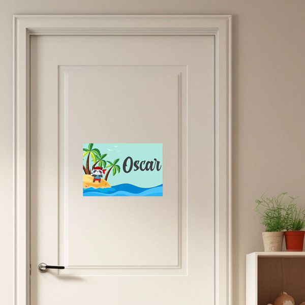 Kids room door sign - Little pirate