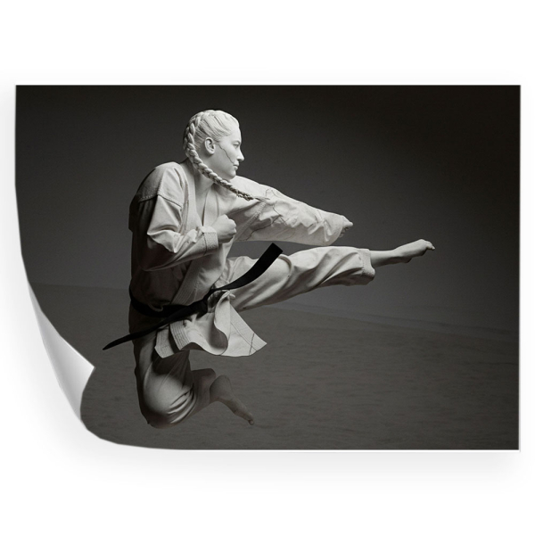 Marble statue–style portrait from a photo Marble statue–style portrait from a photo