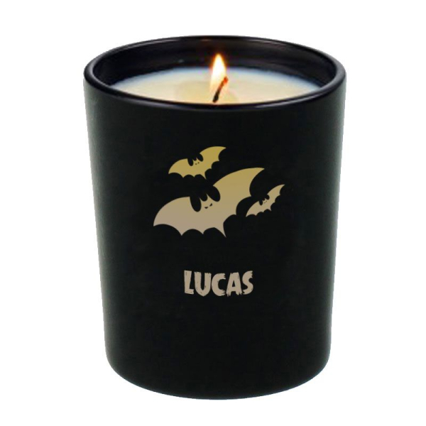 Personalised Halloween candle