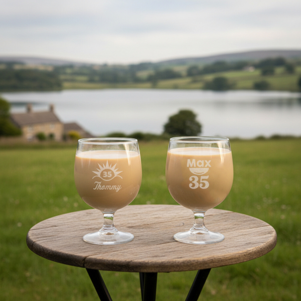 Personalised liqueur glass birthday Personalised liqueur glass birthday