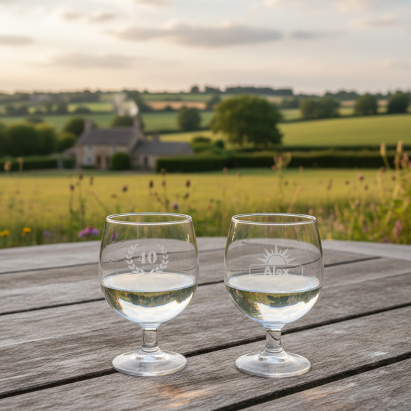 Personalised liqueur glass with name Personalised liqueur glass with name