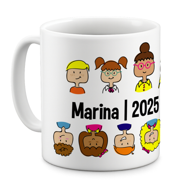 Personalised mug thank you teacher