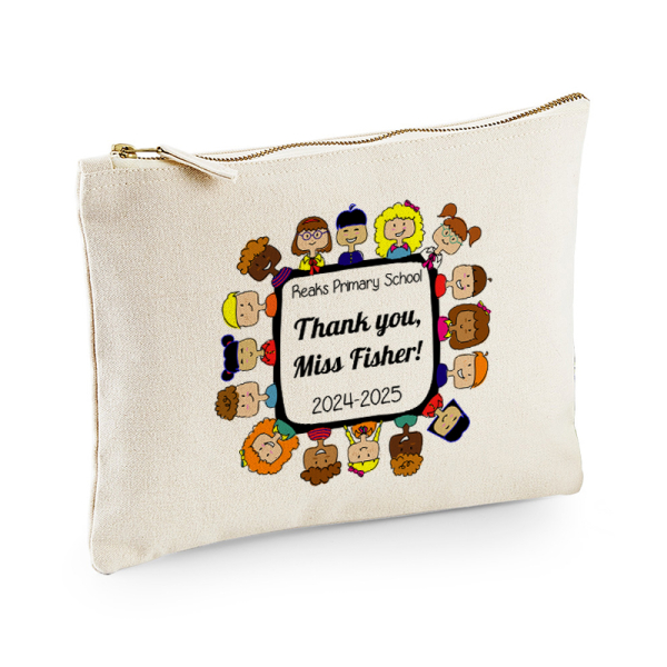 Personalised pouch Thank You Teacher