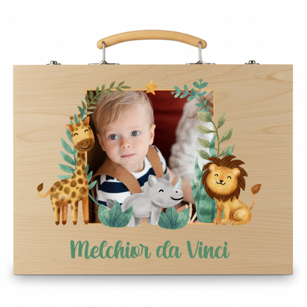 Personalised Savanna drawing case with photo Personalised Savanna drawing case with photo