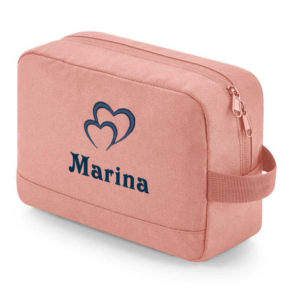 Personalised toiletry bag