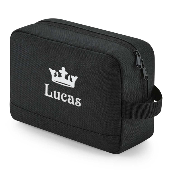 Personalised toiletry bag