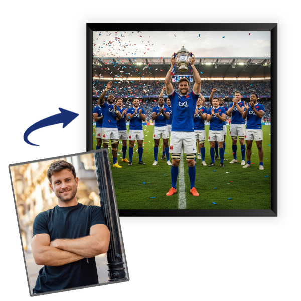 Personalised sports legend portrait Personalised sports legend portrait