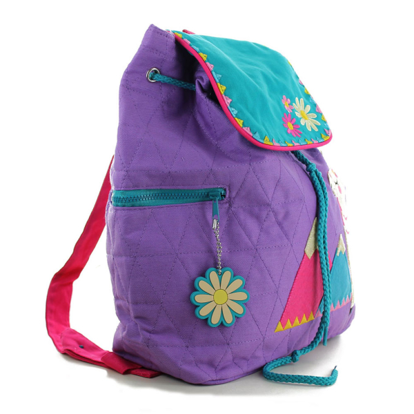 Personalised backpack with llama