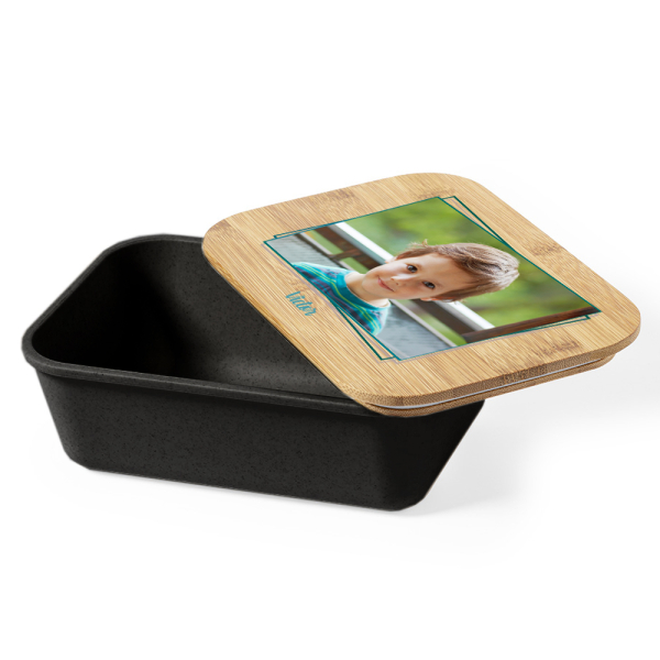 Snack box with photo and name
