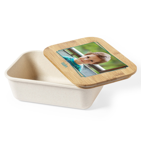 Snack box with photo and name