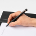 Engraved black Hugo Boss Loop Iconic ballpoint pen