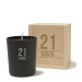Engraved candle with age and name