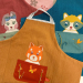 Personalized kids apron Red Panda